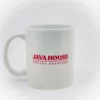 Live in the meow cool cat coffee java house coffee roasters mug cute and simple