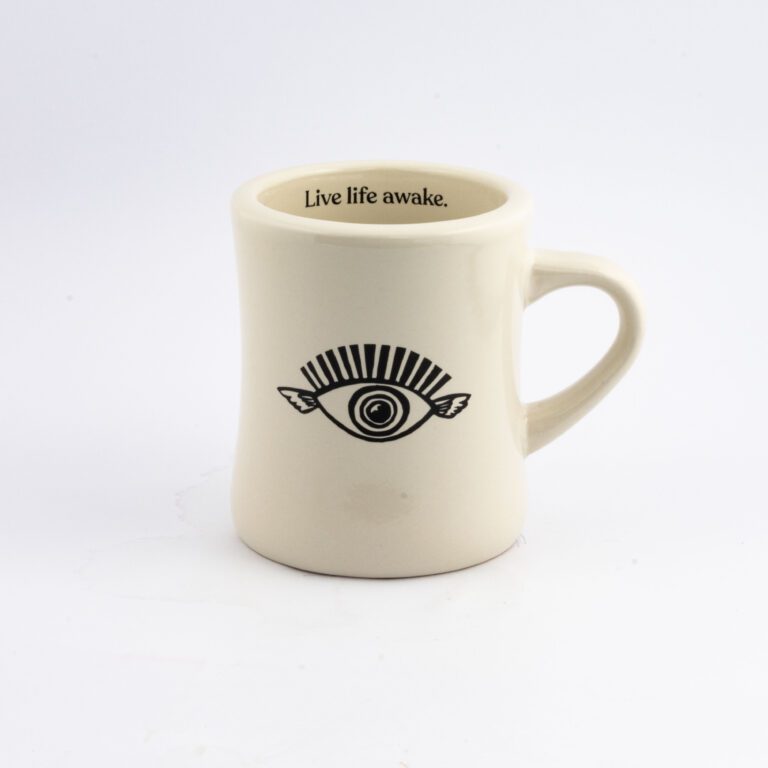 Live Life Awake Diner Mug