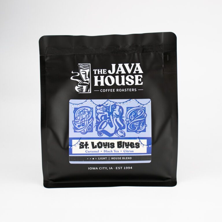 blues coffee bag