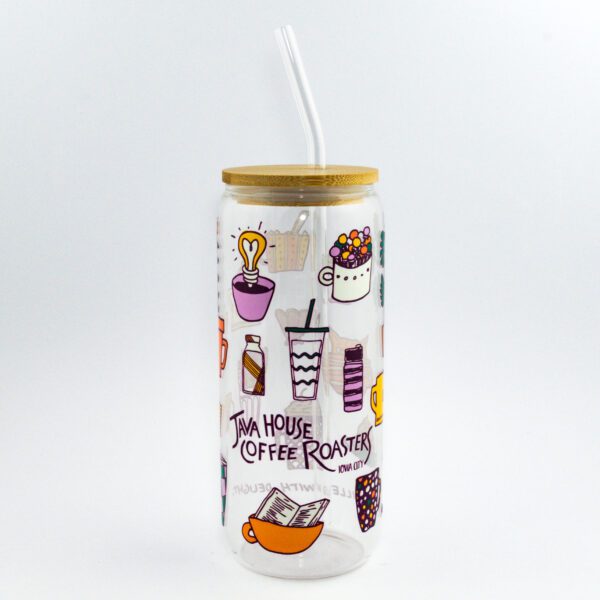 Filled with Delight Glass Cup 20oz